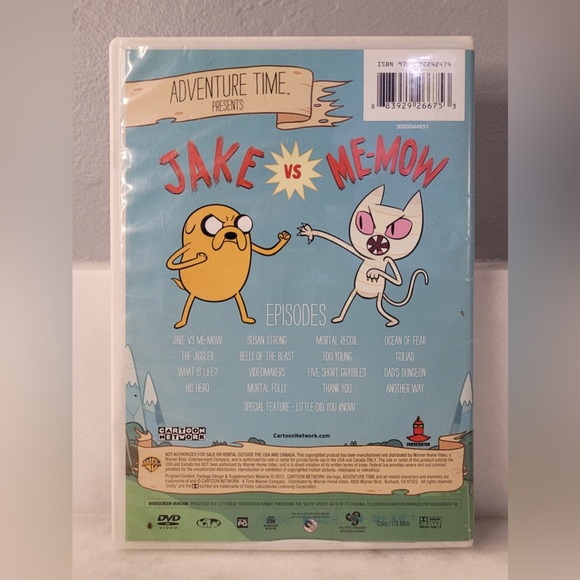 Adventure Time Jake vs Me-Mow DVD - Picture 3 of 8